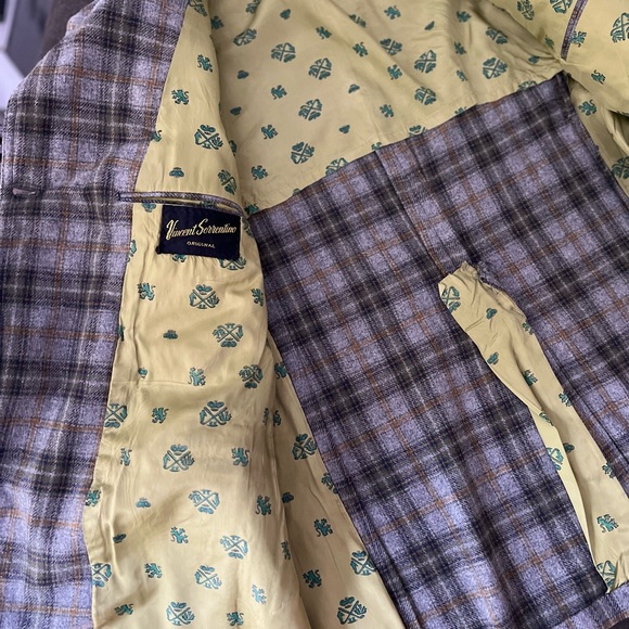 VINCENT SORRENTINO ORIGINAL WOOL BLAZER WITH SHOULDER PADS Men’s EUC 80s vintage - Picture 7 of 12